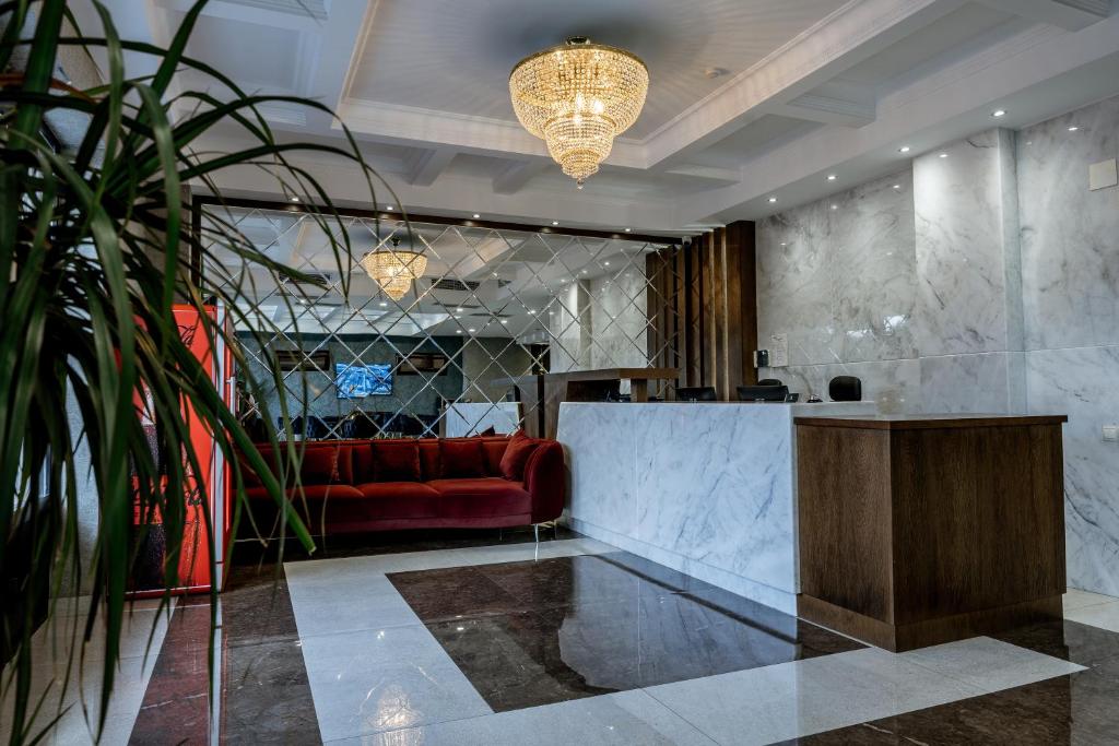 Posezení v ubytování Highgarden Hotel