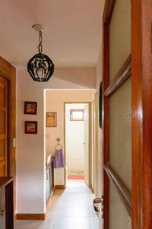 Postel nebo postele na pokoji v ubytování Los González – Cabañas con Vista al Valle