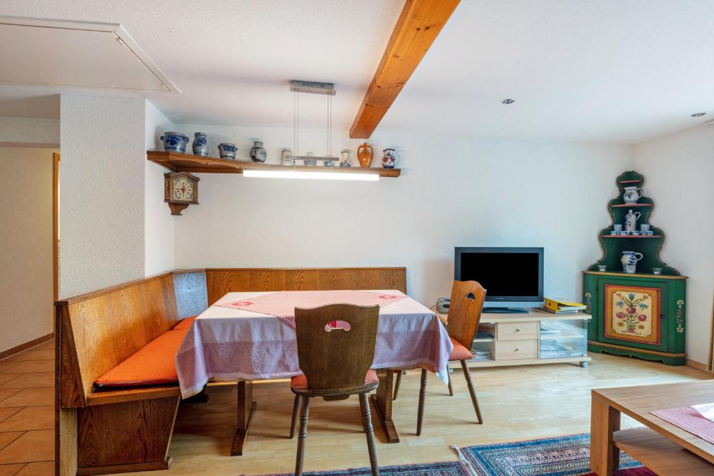 TV a/nebo společenská místnost v ubytování Haus Michler
