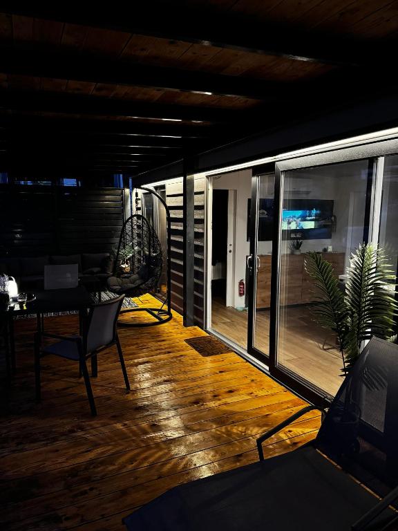 Posezení v ubytování Mobile home LA ISLA BONITA, Terra Park SpiritoS
