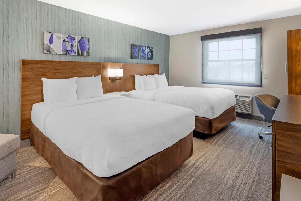 Postel nebo postele na pokoji v ubytování Sleep Inn Oakbrook Terrace - Chicago