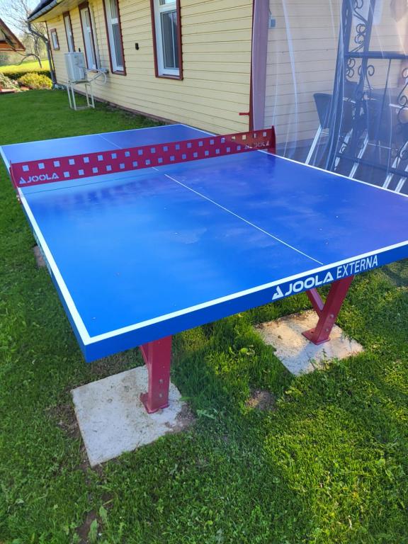 Stolní tenis v ubytování Urvaste Vana-Söödi Puhkemaja nebo okolí