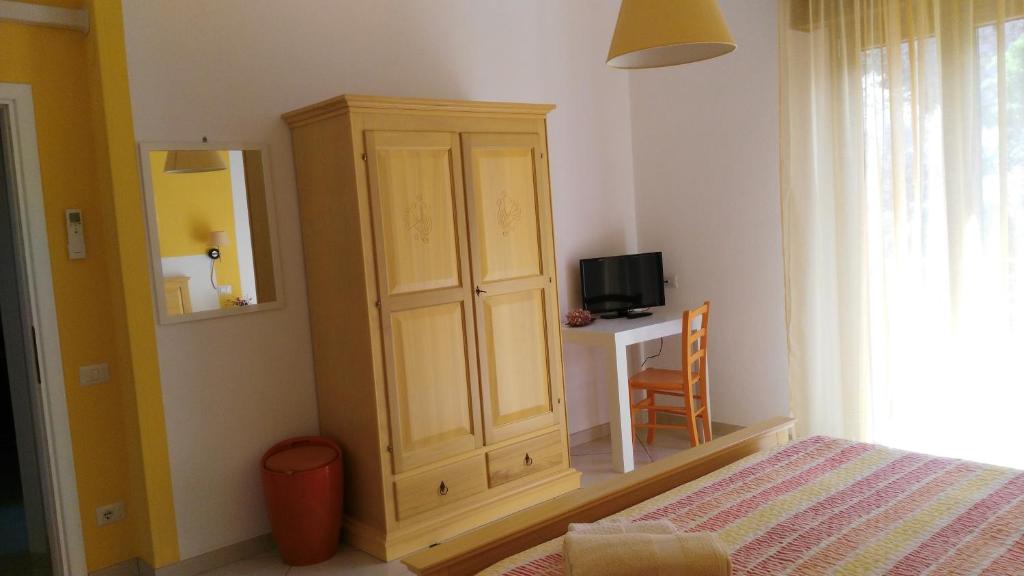 TV a/nebo společenská místnost v ubytování B&b Sa Zodia Guest House