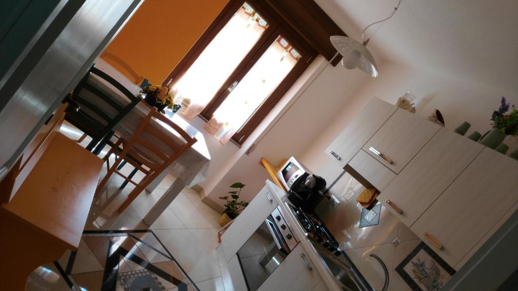 Kuchyň nebo kuchyňský kout v ubytování B&b Sa Zodia Guest House