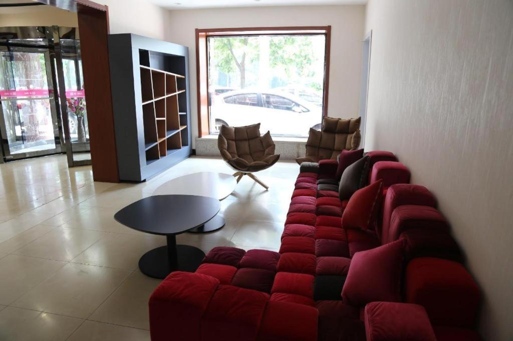 Posezení v ubytování PAI Hotels·Shijiazhuang Development Zone Tianshan Science and Technology Park