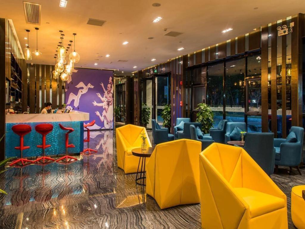 Posezení v ubytování Zmax Qingyuan Yiwu Trade City