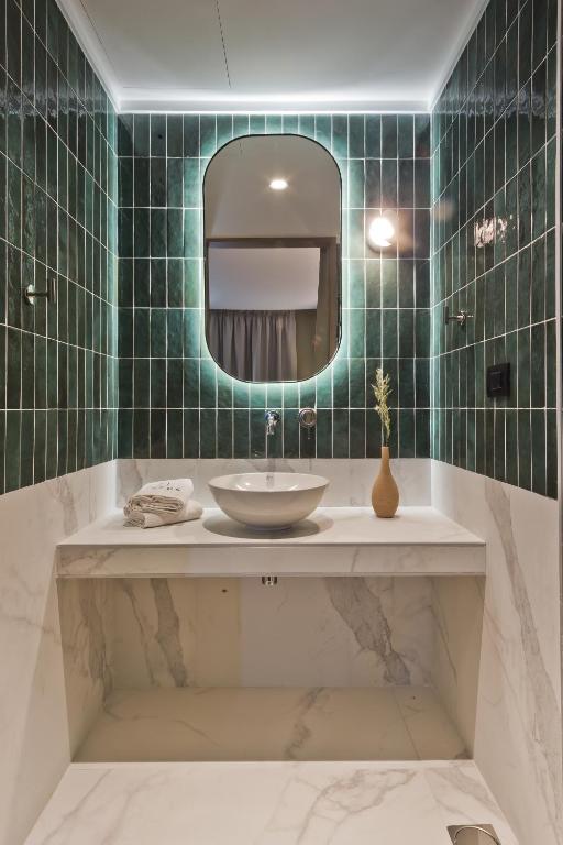 Koupelna v ubytování Arcus Luxury Suites Karpathos
