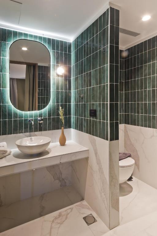 Koupelna v ubytování Arcus Luxury Suites Karpathos