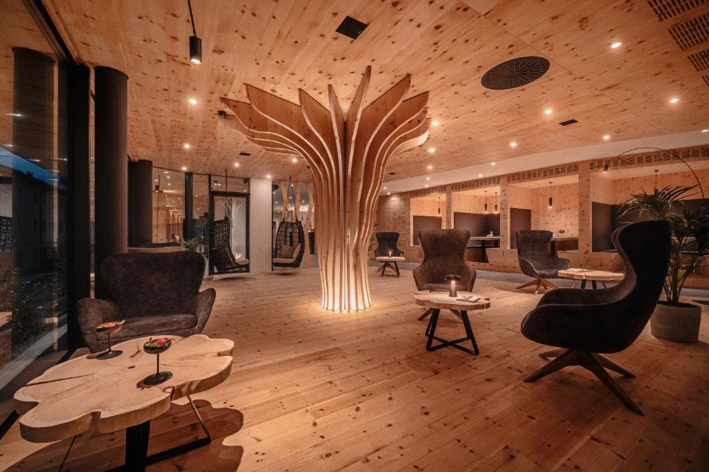 Posezení v ubytování Cristallo Sport & Wellness Hotel