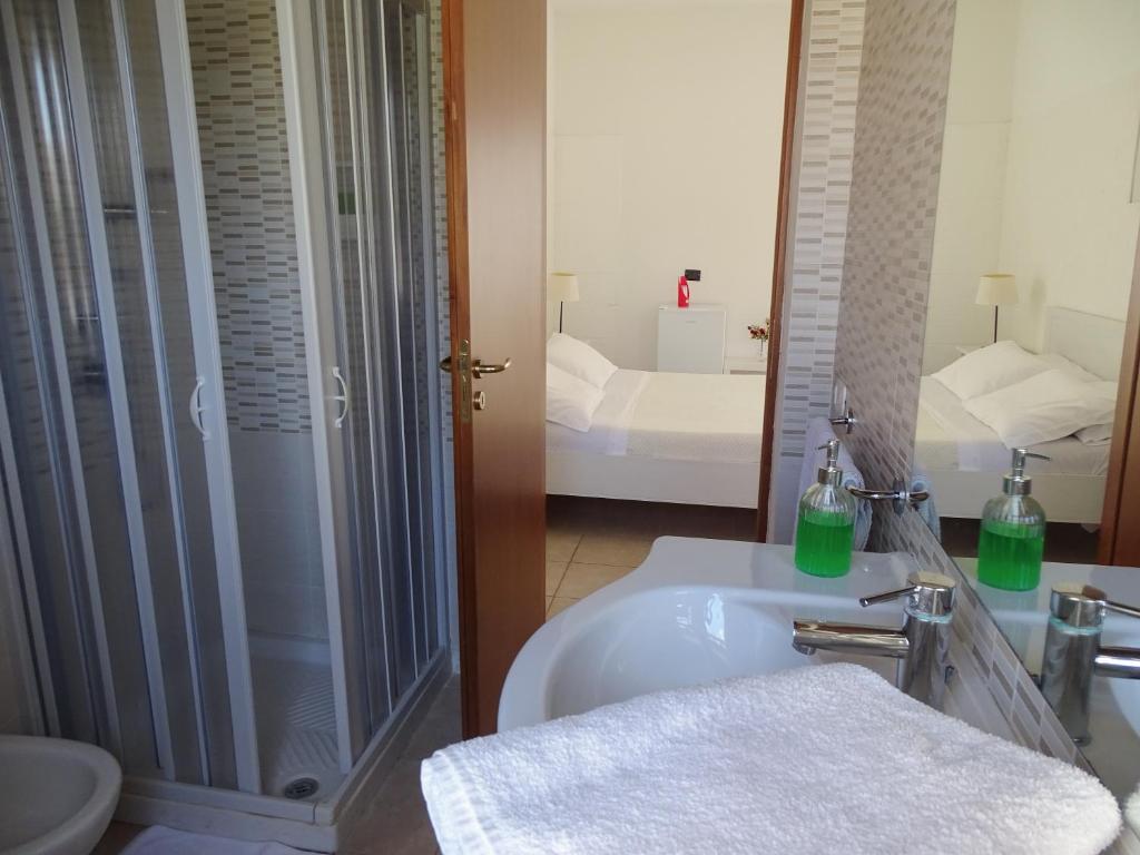 Kúpeľňa v ubytovaní B&B Villa Matari