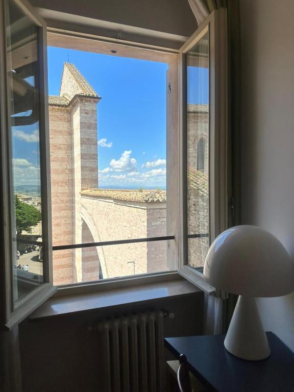 Balkón nebo terasa v ubytování Hotel Roma Assisi
