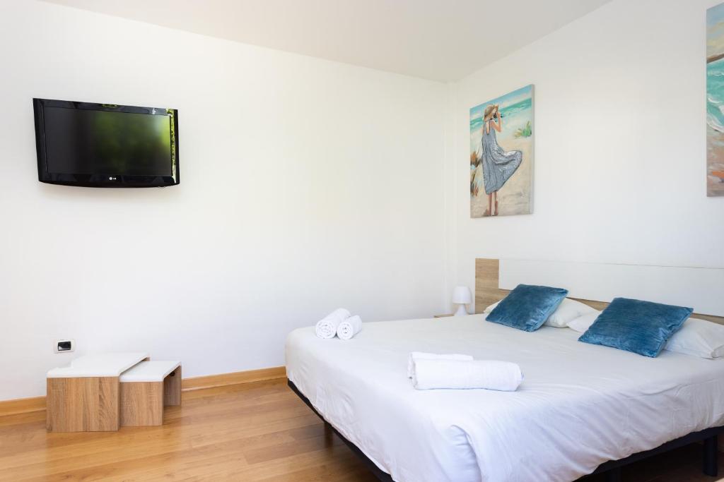Posteľ alebo postele v izbe v ubytovaní Fantastic home with amazing sea views