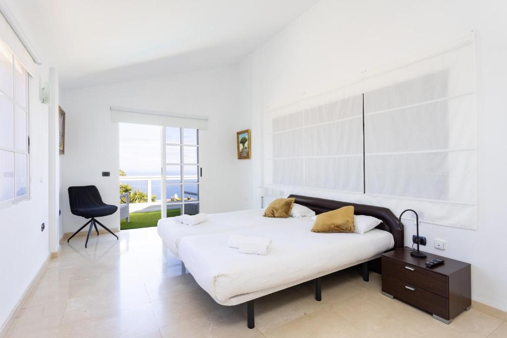 Posteľ alebo postele v izbe v ubytovaní Fantastic home with amazing sea views