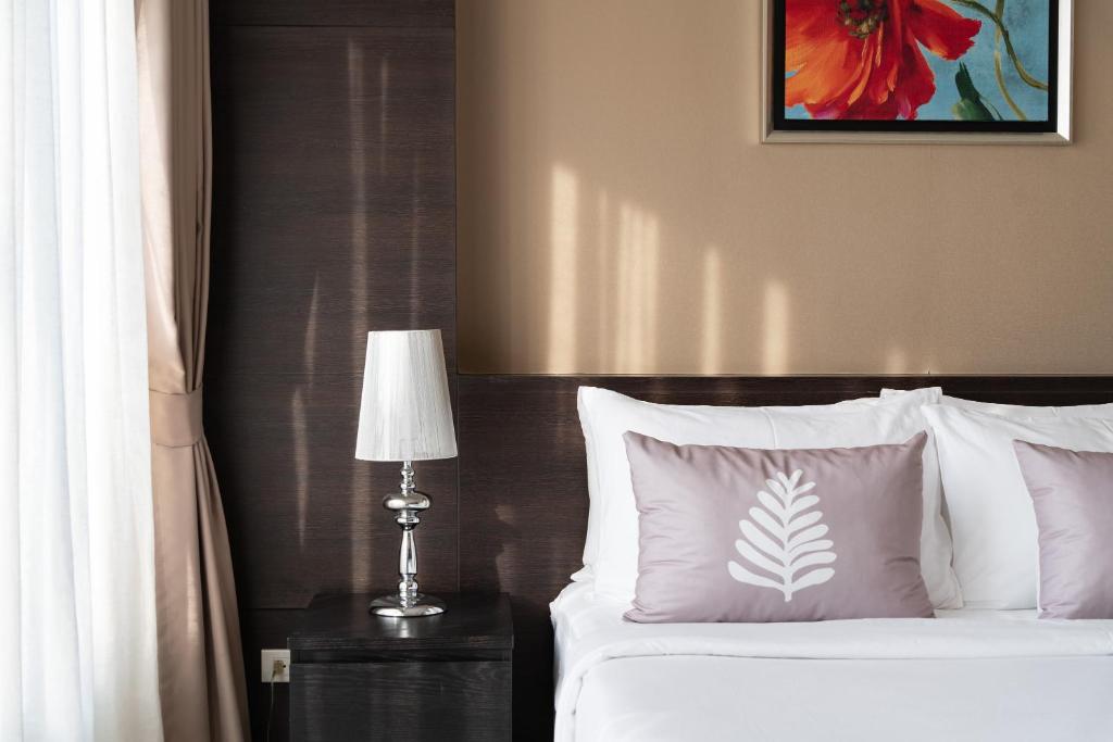 Postel nebo postele na pokoji v ubytování Luxury Pool villa C16 / 4BR 8-10 Persons