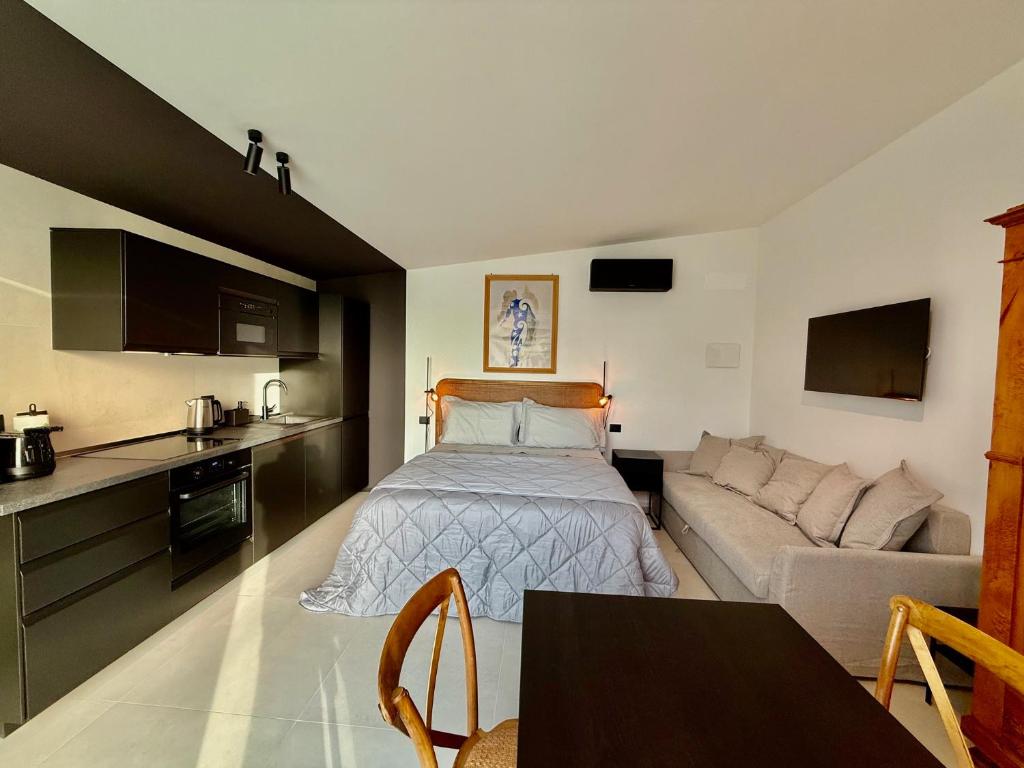Kuchyň nebo kuchyňský kout v ubytování Memento B&B