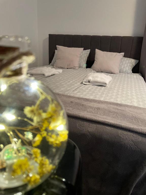 Postel nebo postele na pokoji v ubytování Apartment NakiT