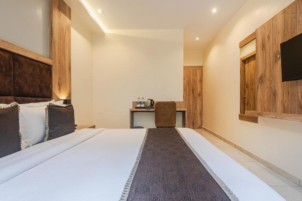 Hotel Silver Parkにあるベッド