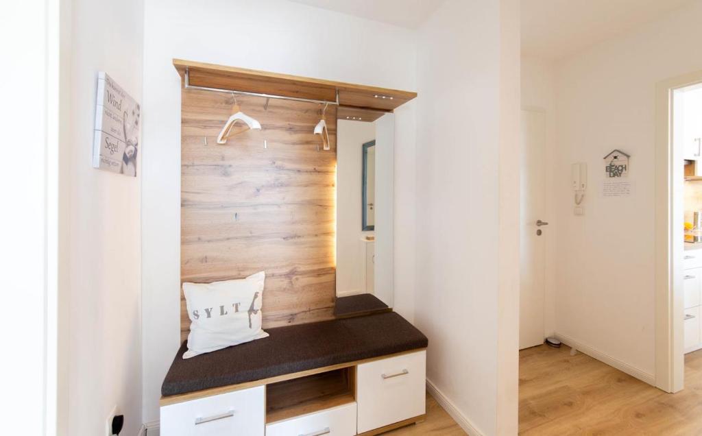 Postel nebo postele na pokoji v ubytování Ferienwohnung Windjammer