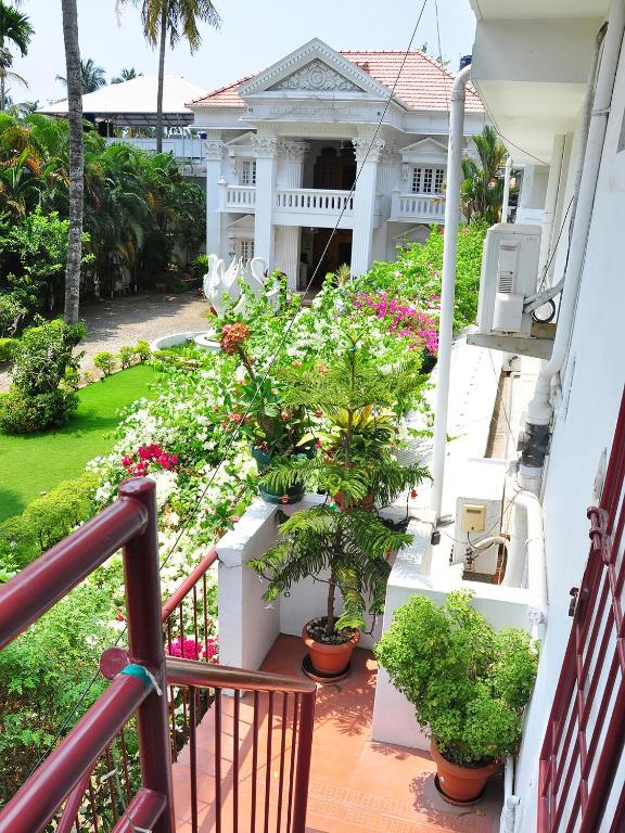 Zahrada ubytování Sajhome Fortkochi, Kochi, Kerala, inda