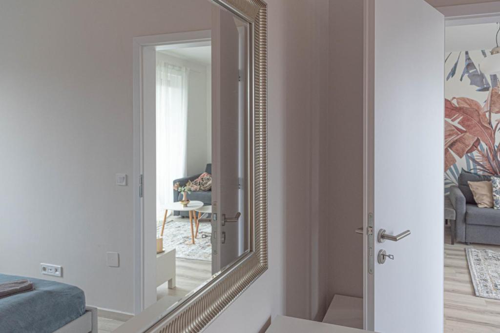 Posedenie v ubytovaní Dob36 Apartment with FREE Private PARKING and BALCONY