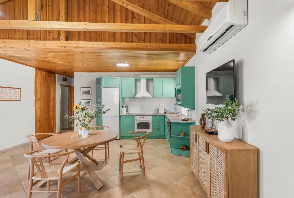 Kuchyň nebo kuchyňský kout v ubytování Villa Aurora