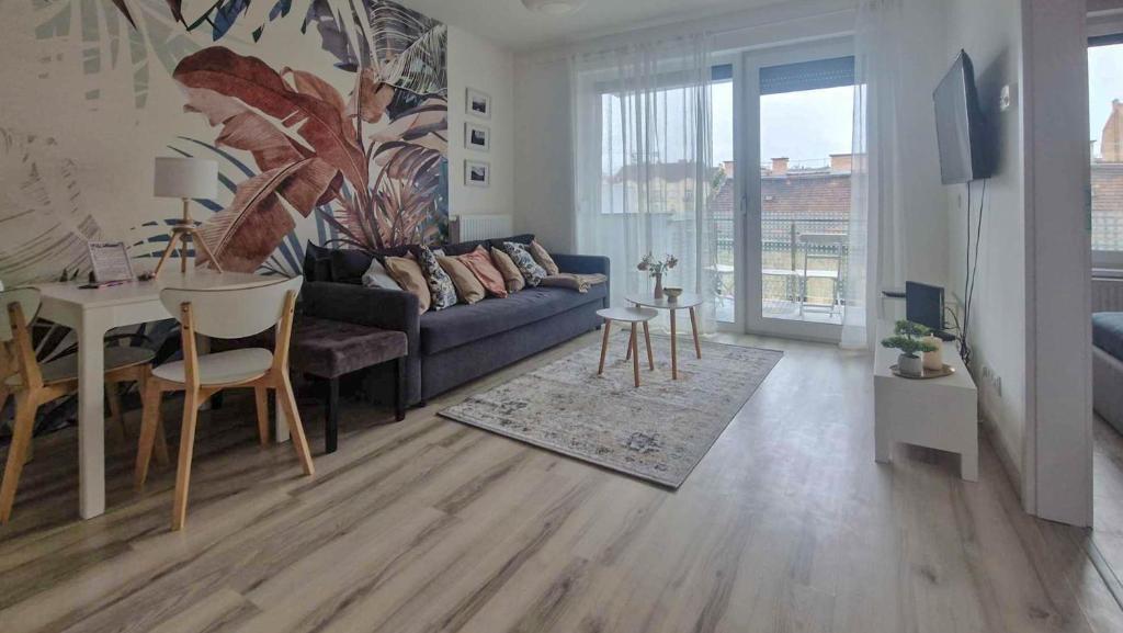 Posedenie v ubytovaní Dob36 Apartment with FREE Private PARKING and BALCONY