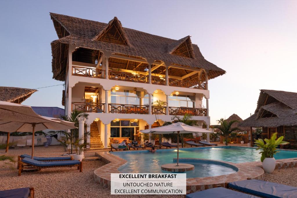 Bazén v ubytování Diacarisma Boutique Resort Nungwi nebo v jeho okolí