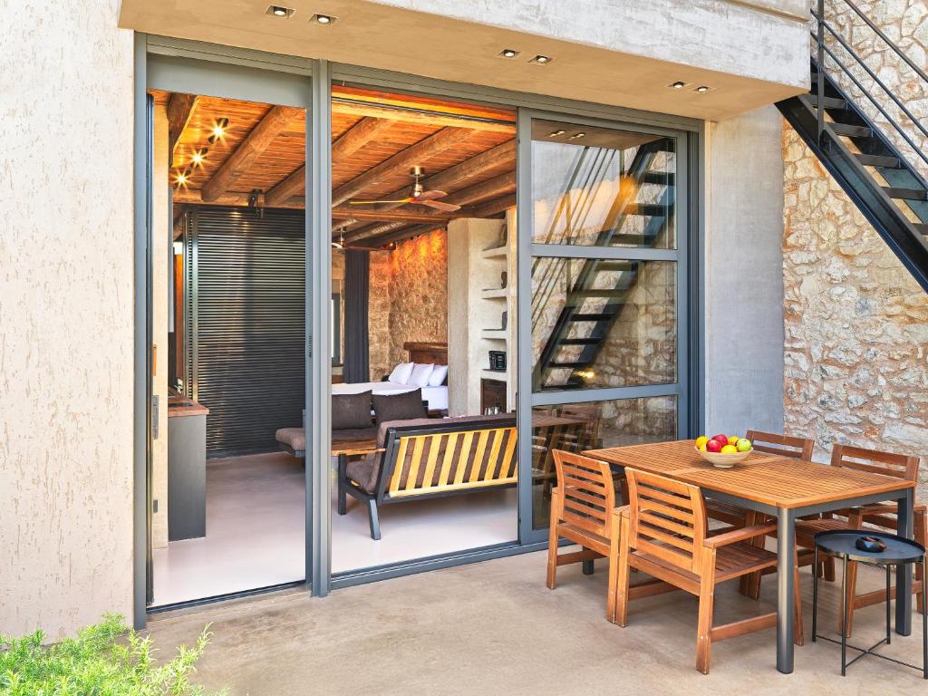 Balkón nebo terasa v ubytování Sea View Garden Suites