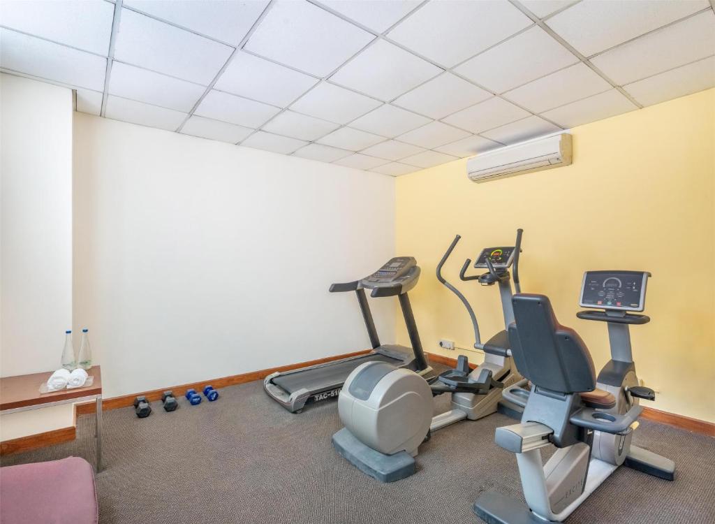 Fitness centrum a/nebo fitness zařízení v ubytování Park Inn Gurgaon