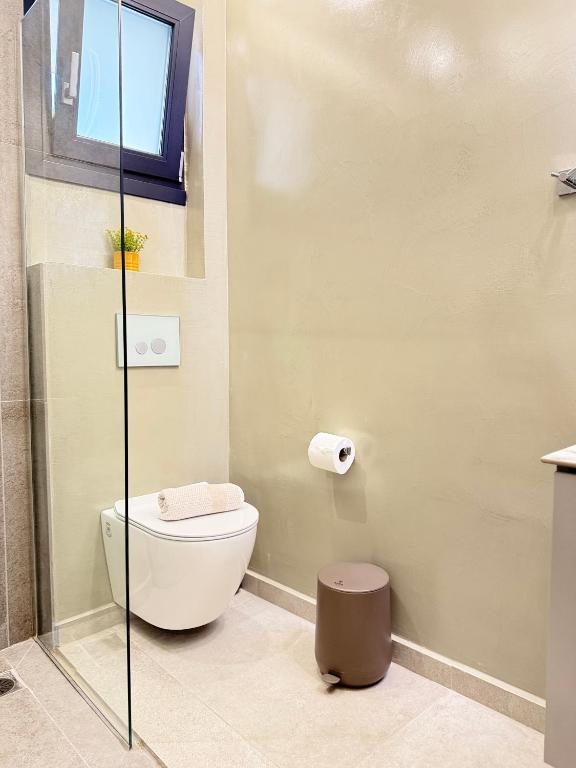 Koupelna v ubytování Malka Premium Suites