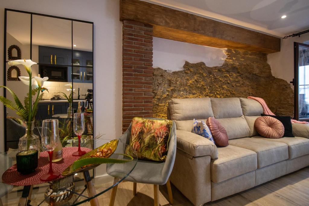 O zonă de relaxare la Roca Loft Maruja
