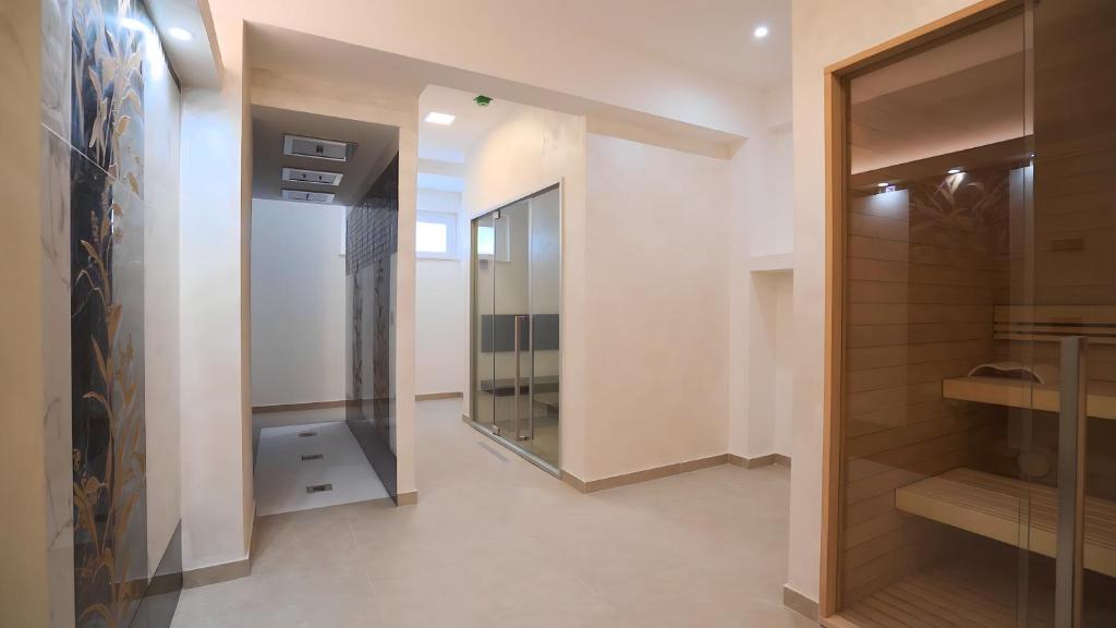 Koupelna v ubytování Hotel Sicilia