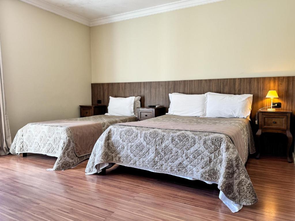 Postel nebo postele na pokoji v ubytování Pousada Serra Valle