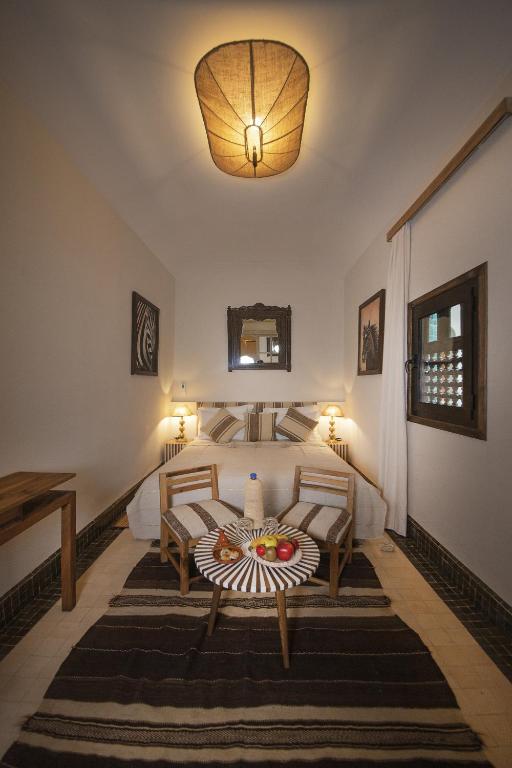 Posezení v ubytování Riad Casa Felicità & SPA
