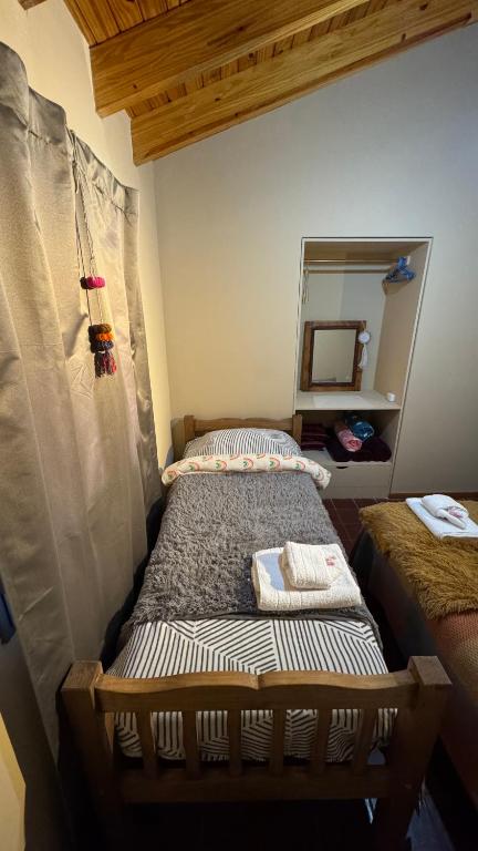 Postel nebo postele na pokoji v ubytování Casa en potrerillos