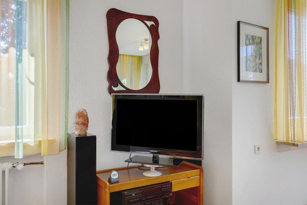 TV/Unterhaltungsangebot in der Unterkunft Ferienwohnung Kleeblatt
