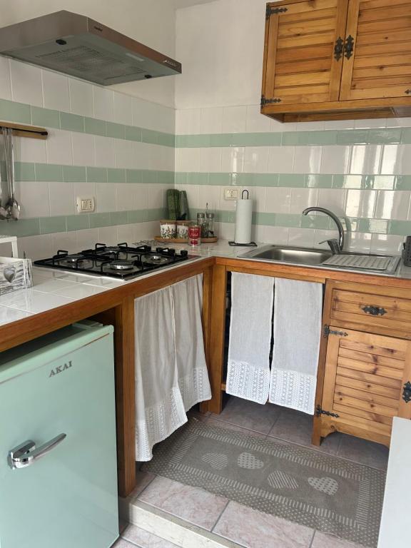 Kuchyň nebo kuchyňský kout v ubytování Casa Verde