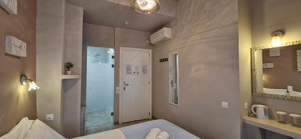 Koupelna v ubytování Hotel Diana