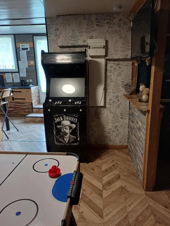 Kuchyň nebo kuchyňský kout v ubytování aud eau maillet