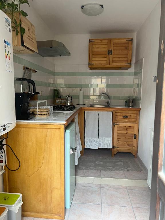 Kuchyň nebo kuchyňský kout v ubytování Casa Verde