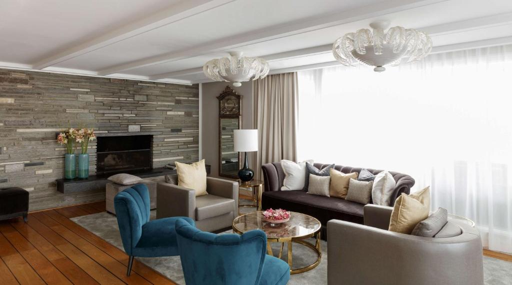 Posezení v ubytování Grand Hotel Oslo