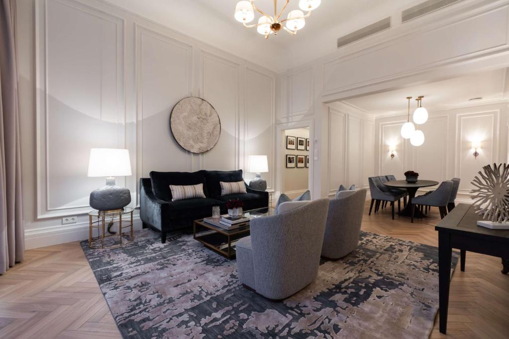 Posezení v ubytování Grand Hotel Oslo