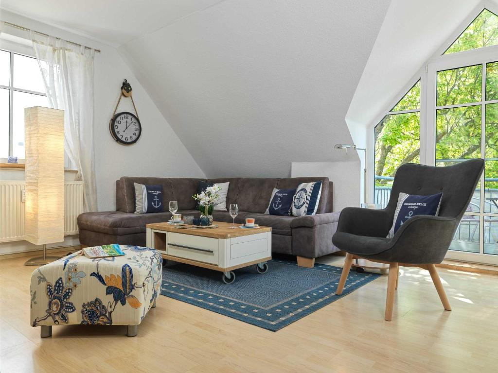 Χώρος καθιστικού στο Appartements Am Reiterhof