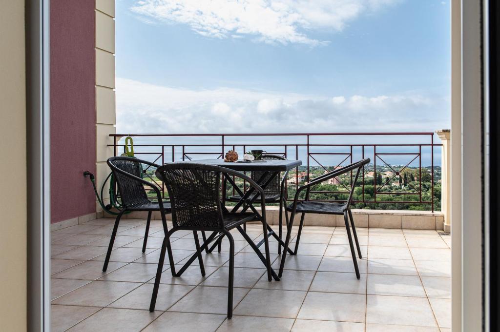 Balkón nebo terasa v ubytování Ionian Mare