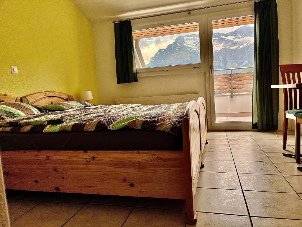 Voodi või voodid majutusasutuse Schöne Zimmer in idyllischer Lage toas