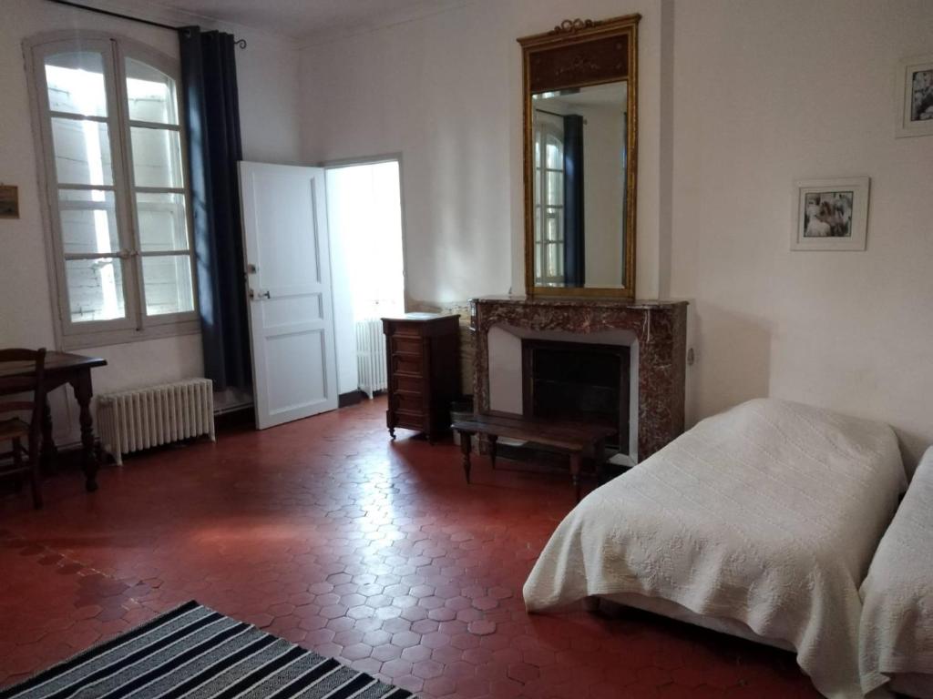Letto o letti in una camera di Le Mas d'Icard
