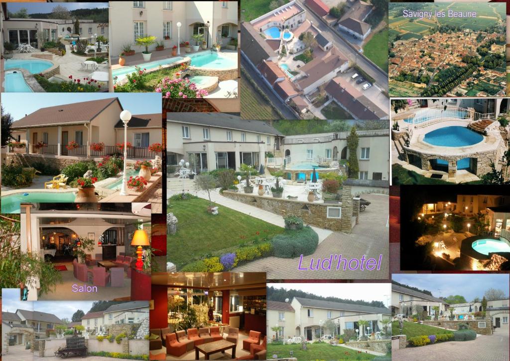 Bazén v ubytování Lud'Hôtel nebo v jeho okolí
