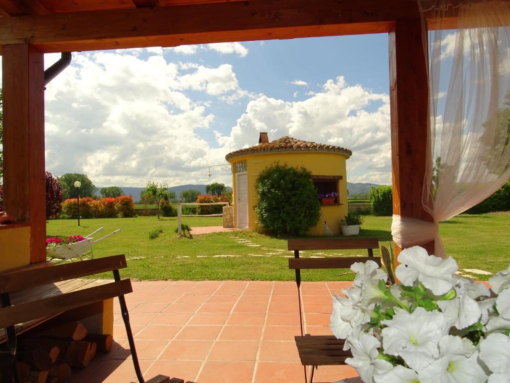 Vonkajšia záhrada v ubytovaní La Vecchia Stalla B&B