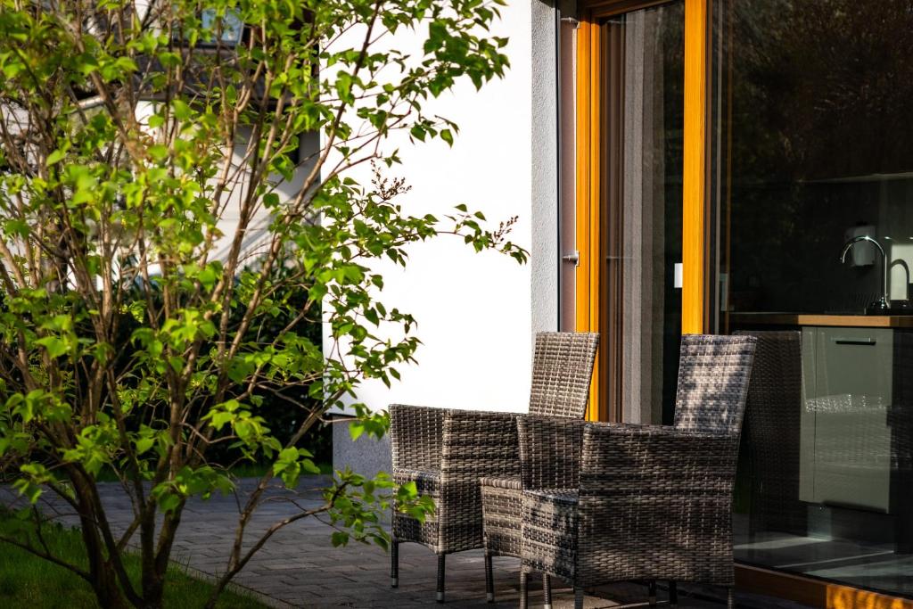 Zahrada ubytování Deluxe apartments Bled