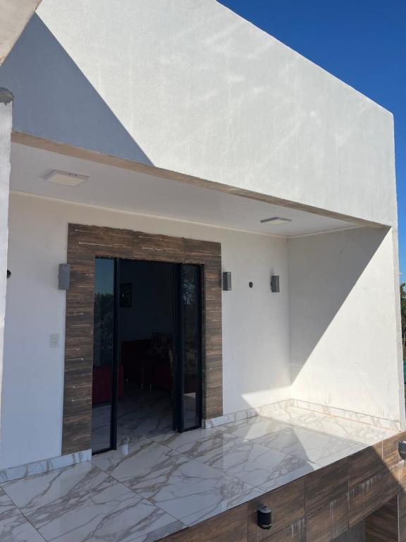 a view of the entrance to a house at Departamento Puerto Esperanza in La Porteña